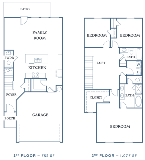 the floor plans for the apartments are shown in this illustration